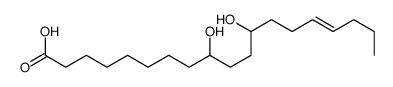 9,12-dihydroxynonadec-15-enoic acid结构式