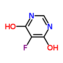 5-氟-6-羟基嘧啶-4(3H)-酮结构式