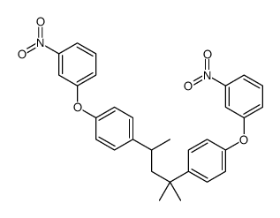 1-[4-[4-methyl-4-[4-(3-nitrophenoxy)phenyl]pentan-2-yl]phenoxy]-3-nitrobenzene结构式