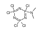 pentachloro(dimethylamino)cyclotriphosphazene结构式