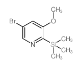 5-Bromo-3-methoxy-2-(trimethylsilyl)pyridine picture
