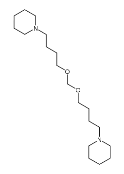 formaldehyde-[bis-(4-piperidino-butyl)-acetal] Structure