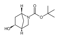 (1R,4R,5S)-tert-butyl 5-hydroxy-2-azabicyclo[2.2.1]heptane-2-carboxylate结构式