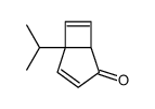 5-propan-2-ylbicyclo[3.2.0]hepta-3,6-dien-2-one结构式