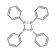 1,2,3,4-tetraphenyltetraphosphetane结构式