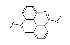 dimethyl 6,6'-difluoro-2,2'-diphenate结构式