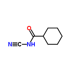 Cyclohexanecarboxamide, N-cyano- (9CI) Structure