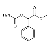 methyl 2-(carbamoyloxy)-2-phenylacetate结构式