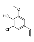 2-chloro-4-ethenyl-6-methoxyphenol Structure
