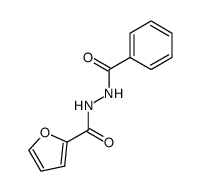 N-benzoyl-N1-(furoyl-2)hydrazine Structure