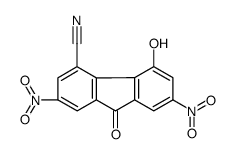 5-hydroxy-2,7-dinitro-9-oxofluorene-4-carbonitrile Structure