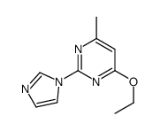 Pyrimidine, 4-ethoxy-2-(1H-imidazol-1-yl)-6-methyl- (9CI) picture