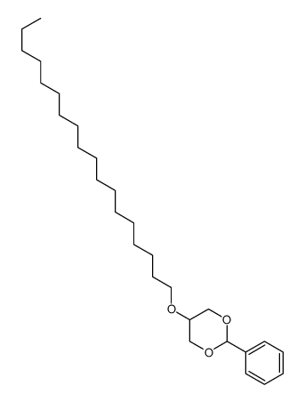 5-octadecoxy-2-phenyl-1,3-dioxane结构式