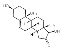 Androst-5-en-16-one,3,17-dihydroxy-, (3b,17b)-结构式