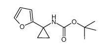 tert-butyl (1-(furan-2-yl)cyclopropyl)carbamate Structure