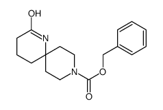 benzyl 2-oxo-1,9-diazaspiro[5.5]undecane-9-carboxylate结构式