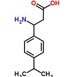 3-氨基-3-(4-异丙基苯基)丙酸结构式