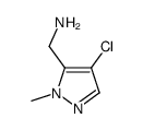 (4-chloro-2-methylpyrazol-3-yl)methanamine结构式