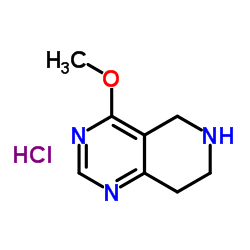 5,6,7,8-四氢-4-甲氧基吡啶并[4,3-d]嘧啶盐酸盐结构式