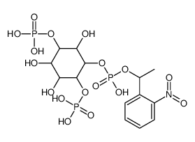 inositol 1,4,5-trisphosphate 1-(2-nitrophenyl)ethyl ester structure