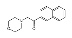 2-morpholino-1-[2]naphthyl-ethanone结构式
