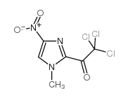 1-METHYL-4-NITRO-2-(TRICHLOROACETYL)-1H-IMIDAZOLE structure