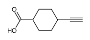 Cyclohexanecarboxylic acid, 4-ethynyl- (9CI) Structure