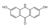 3,6-dihydroxy-10H-acridin-9-one结构式