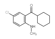 2-Methylamino-5-chlorophenylcyclohexylmethanone structure