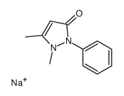 sodium,1,5-dimethyl-2-phenylpyrazol-3-one结构式