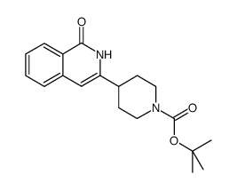 N-Boc-3-(4-piperidyl)isoquinolin-1-one结构式
