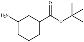 叔-丁基 3-氨基环己烷-1-甲酸基酯结构式