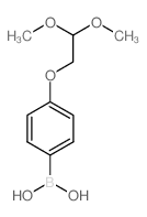 4-(22-二甲氧基乙氧基)苯硼酸结构式