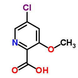 5-chloro-3-methoxypicolinic acid structure