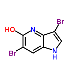 3,6-Dibromo-1H-pyrrolo[3,2-b]pyridin-5-ol Structure