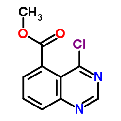 methyl 4-chloroquinazoline-5-carboxylate结构式