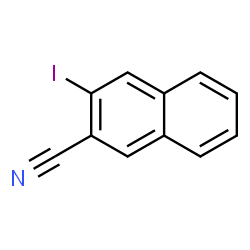 3-Iodo-2-naphthonitrile structure