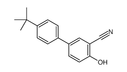 5-(4-tert-butylphenyl)-2-hydroxybenzonitrile Structure