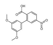 2-(3,5-dimethoxyphenyl)-4-nitrobenzoic acid结构式