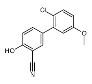 5-(2-chloro-5-methoxyphenyl)-2-hydroxybenzonitrile结构式