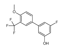 3-fluoro-5-[4-methoxy-3-(trifluoromethyl)phenyl]phenol结构式