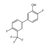 2-fluoro-5-[4-fluoro-3-(trifluoromethyl)phenyl]phenol Structure