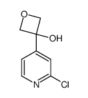 3-(2-chloropyridin-4-yl)oxetan-3-ol structure