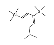 (6-methylhepta-1,3-diene-1,3-diyl)bis(trimethylsilane) Structure