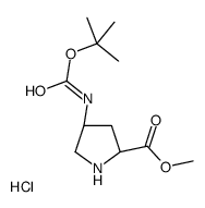 METHYL (2R,4S)-4-BOC-AMINOPYRROLIDINE-2-CARBOXYLATE HYDROCHLORIDE picture