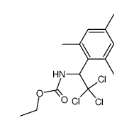 ethyl (2,2,2-trichloro-1-mesitylethyl)carbamate Structure