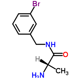 N-(3-Bromobenzyl)alaninamide结构式