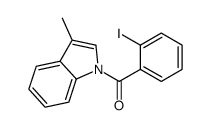 (2-iodophenyl)-(3-methylindol-1-yl)methanone结构式