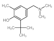 Phenol,4-[(dimethylamino)methyl]-2-(1,1-dimethylethyl)-6-methyl- structure