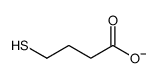 4-mercaptobutyrate Structure